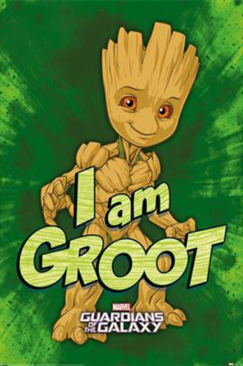 Poster Guardians Of The Galaxy I Am Groot 61x91 5cm Pyramid PP35043 | Yourdecoration.at