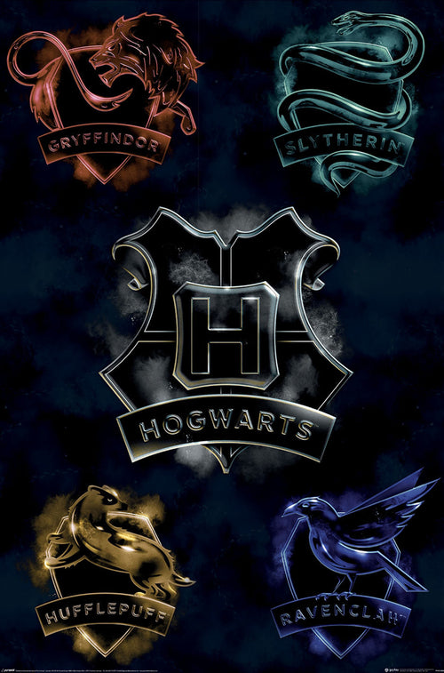 Poster Harry Potter Houses 61x91 5cm PP2512503 | Yourdecoration.at