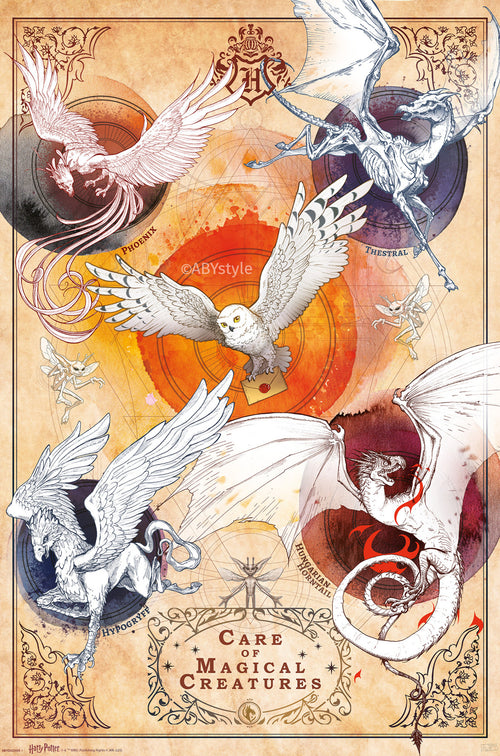 Poster Harry Potter Magical Creatures 61x91 5cm GBYDCOA031 | Yourdecoration.at