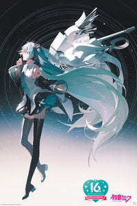 Poster Hatsune Miku Happy 16Th Birthday Miku 61x91 5cm Abystyle GBYDCO491 | Yourdecoration.at