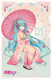 Poster Hatsune Miku Sakura Kimono 61x91 5cm Abystyle GBYDCO587 | Yourdecoration.at