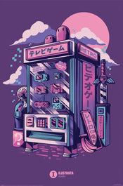 Poster Ilustrata Retro Vending Machine 61x91 5cm PP35456 | Yourdecoration.at