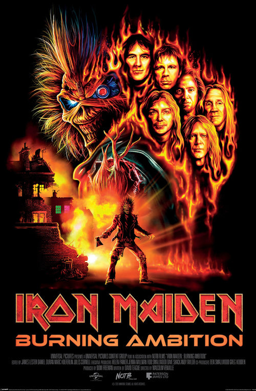 Poster Iron Maiden Burning Ambition 61x91 5cm PP2512952 | Yourdecoration.at