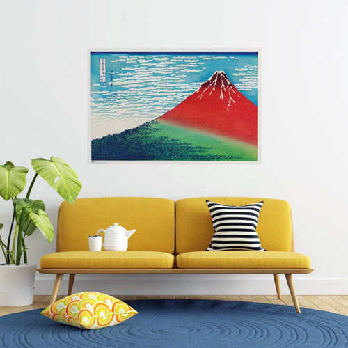 Poster Katsushika Hokusais Fine Wind Clear Morning 91 5x61cm Grupo Erik GPE5806 Sfeer | Yourdecoration.at