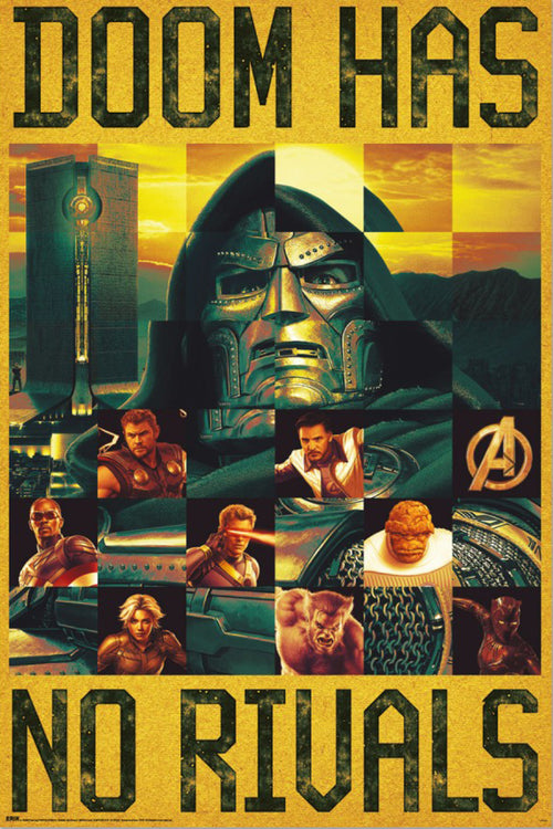 Poster Marvel Avengers Doomsday Doom Has No Rivals 61x91 5cm GPE6086 | Yourdecoration.at
