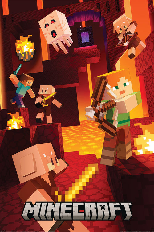 Poster Minecraft Cinematic Piglins 61x91 5cm PP2512255 | Yourdecoration.at