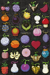 Poster One Piece Devil Fruits 61x91 5cm GBYDCOA050 | Yourdecoration.at