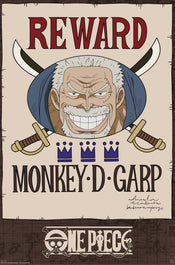 Poster One Piece Wanted Garp Cross Guild 61x91 5cm GBYDCOA008 | Yourdecoration.at
