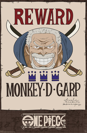 Poster One Piece Wanted Garp Cross Guild 61x91 5cm GBYDCOA008 | Yourdecoration.at