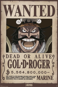 Poster One Piece Wanted Gol D Roger 61x91 5cm Abystyle GBYDCO595 | Yourdecoration.at