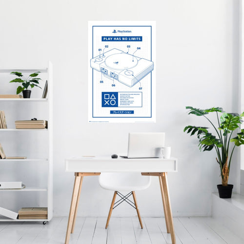 Poster Playstation 2 61x91 5cm GPE6092 Reich | Yourdecoration.at