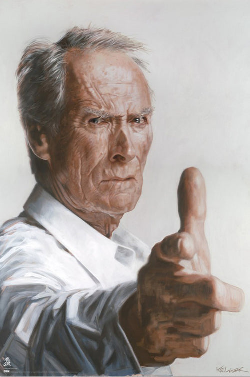 Poster Sebastian Kruger Clint Eastwood 61x91 5cm GPE6064 | Yourdecoration.at