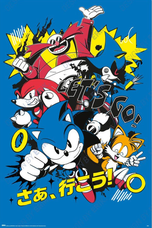 Poster Sonic Manga 61x91 5cm GPE6116 | Yourdecoration.at