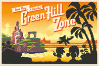 Poster Sonic The Hedgehog Come Plat At Beautiful Green Hill Zone 91 5x61cm Grupo Erik GPE5808 | Yourdecoration.at