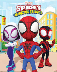 Poster Spidey And his Amazing Friends Power Of 3 40x50cm Pyramid MPP50802 | Yourdecoration.at