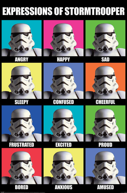 Poster Star Wars Expression Of Stormtrooper 61x91 5cm PP2513189 | Yourdecoration.at