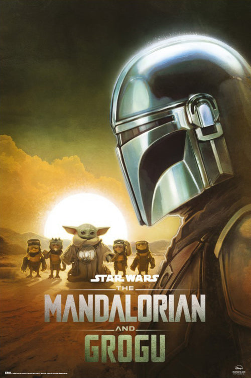 Poster Star Wars The Mandalorian And Grogu Din Djarin 61x91 5cm GPE5950 | Yourdecoration.at