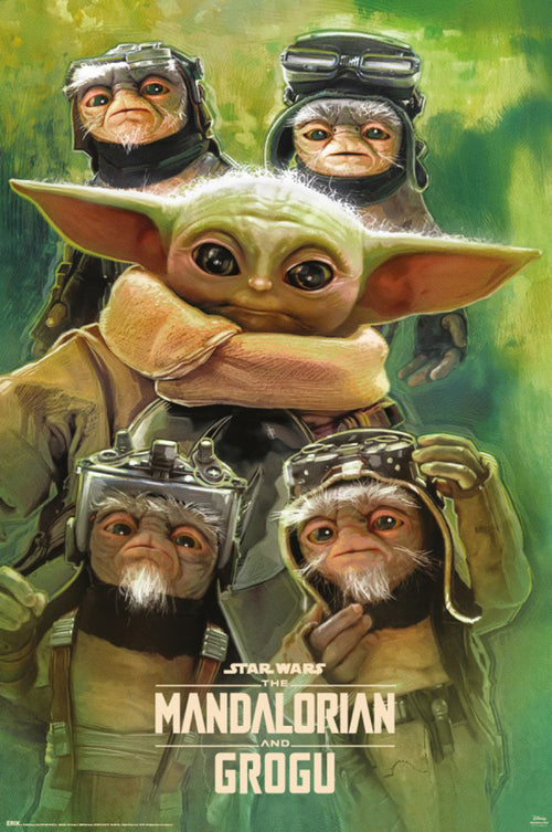 Poster Star Wars The Mandalorian And Grogu Grogu Anzellans 61x91 5cm GPE6055 | Yourdecoration.at