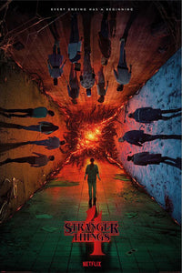 Poster Stranger Things 4 Every Ending Has A Beginning 61x91 5cm Pyramid PP34749 | Yourdecoration.at