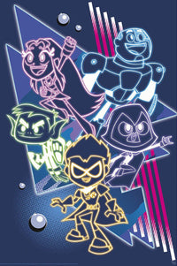 Poster Teen Titans Neon Titans 61x91 5cm Abystyle GBYDCO416 | Yourdecoration.de