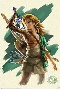 Poster The Legend of Zelda Tears of the Kingdom Link Unleashed 61x91 5cm Pyramid PP35325 | Yourdecoration.at