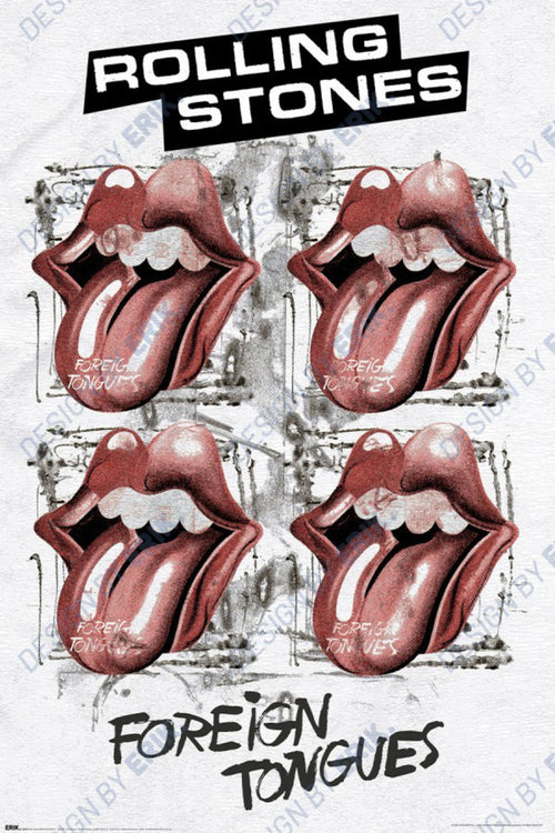 Poster The Rolling Stones Foreign Tongues 61x91 5cm GPE6100 | Yourdecoration.at
