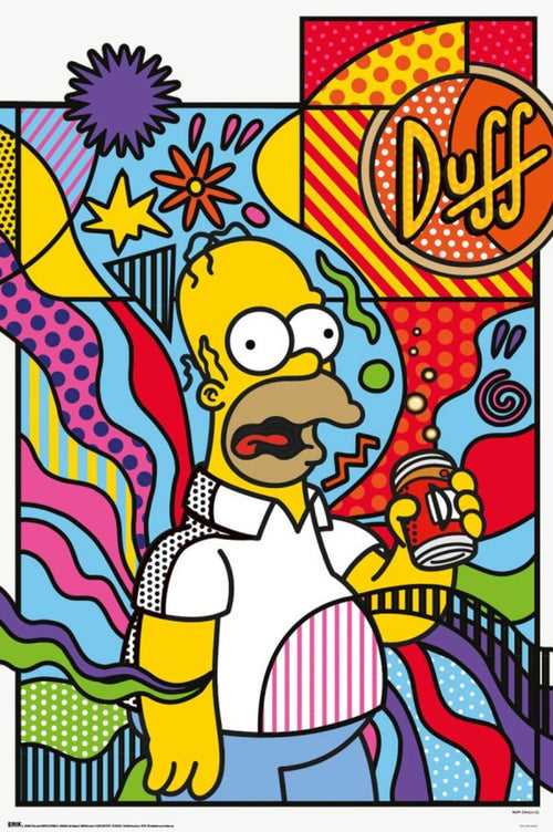 Poster The Simpsons Donut Worry 61x91 5cm GPE6043 | Yourdecoration.at
