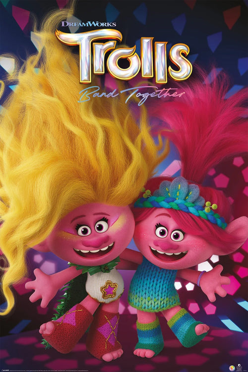 Poster Trolls Band Togehter Viva and Poppy 61x91 5cm Pyramid PP35191 | Yourdecoration.at