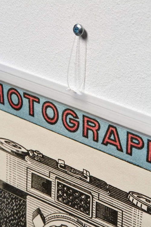 Posterhänger Transparent 75cm mit aufhangauge | Yourdecoration.at