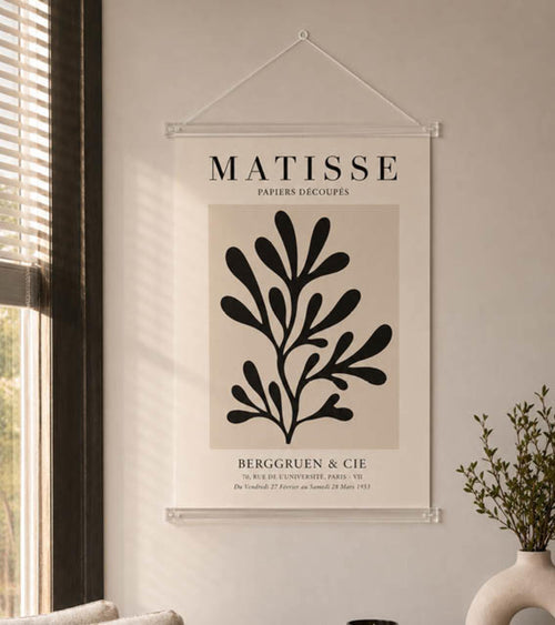 Posterhaenger Transparent An der Wand | Yourdecoration.at
