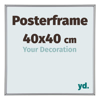 Posterrahmen 40x40cm Silber Kunststoff Paris Messe | Yourdecoration.at