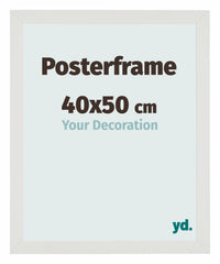 Posterrahmen 40x50cm Weiss Matt MDF Parma Messe | Yourdecoration.at