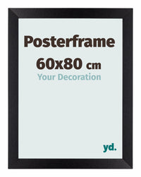 Posterrahmen 60x80cm Schwarz Matt MDF Parma Messe | Yourdecoration.at