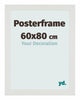 Posterrahmen 60x80cm Weiss Matt MDF Parma Messe | Yourdecoration.at
