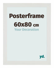Posterrahmen 60x80cm Weiss Matt MDF Parma Messe | Yourdecoration.at