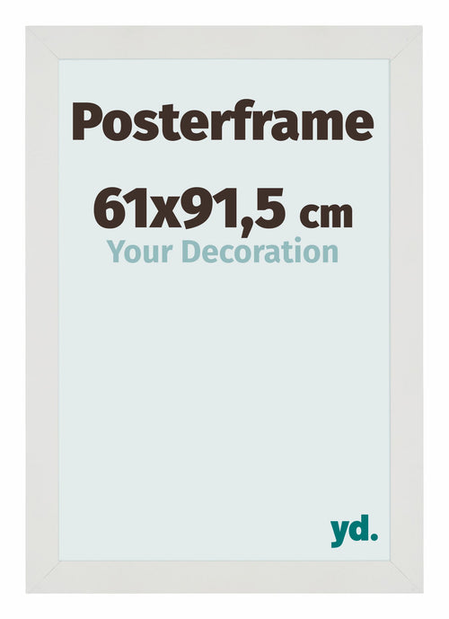 Posterrahmen 61x91,5cm Weiss Matt MDF Parma Messe | Yourdecoration.at