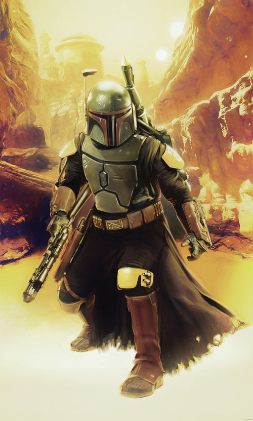 Star Wars Boba Fett Sneaking Up Fototapete DX3 179 | Yourdecoration.at