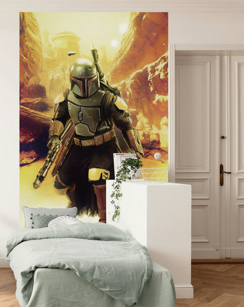 Star Wars Boba Fett Sneaking Up Innere Fototapete DX3 179 | Yourdecoration.at
