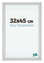 Virginia Aluminium Bilderrahmen 32x45cm Weiss Vorne Messe | Yourdecoration.at