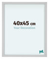 Virginia Aluminium Bilderrahmen 40x45cm Weiss Vorne Messe | Yourdecoration.at