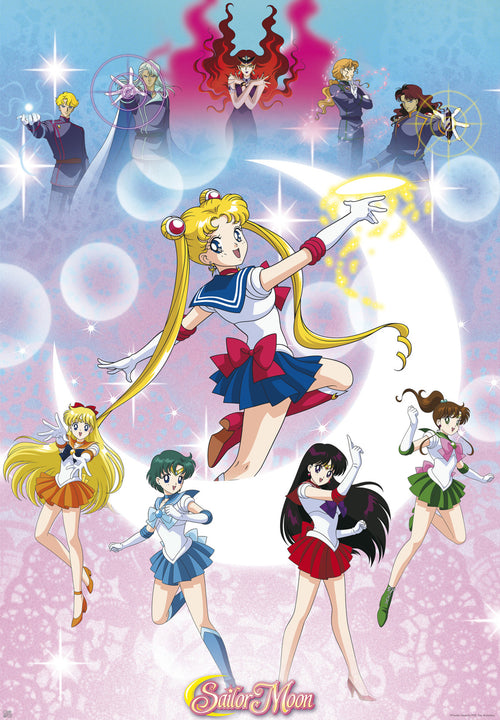 Sailor Moon Moonlight Power Poster 61X91 5cm | Yourdecoration.de