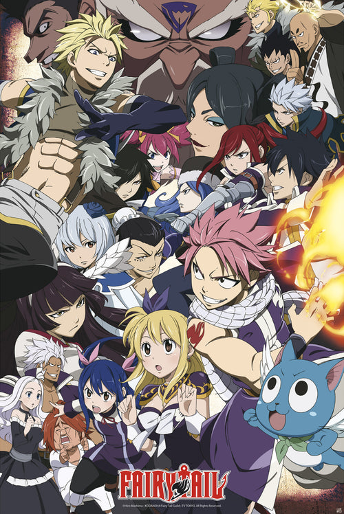 Fairy Tail Fairy Tail Vs Other Guilds Poster 61X91 5cm | Yourdecoration.de
