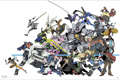 Overwatch All Characters Poster 91 5X61cm | Yourdecoration.de