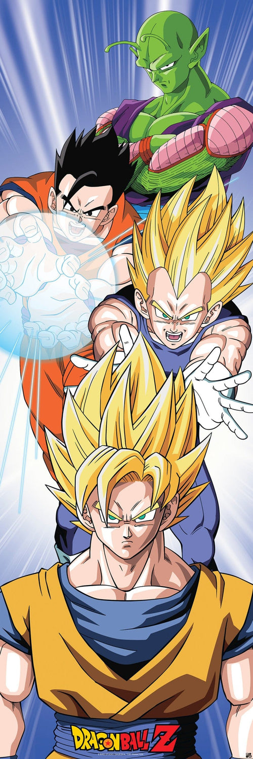 Abystyle Abydco448 Dragon Ball Saiyans Poster 53x158cm | Yourdecoration.at