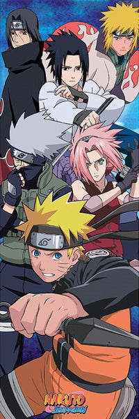 Abystyle Abydco450 Naruto Shippuden Group Poster 53x158cm | Yourdecoration.at