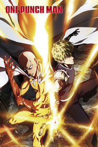 One Punch Man Saitama And Genos Poster 61X91 5cm | Yourdecoration.de