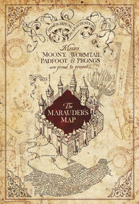 Harry Potter Maurauders Map Poster 61X91 5cm | Yourdecoration.de