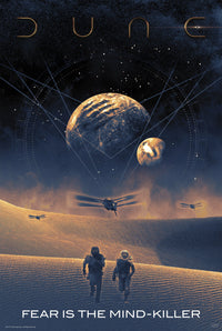 Dune Fear Is The Mindkiller Poster 61X91 5cm | Yourdecoration.de