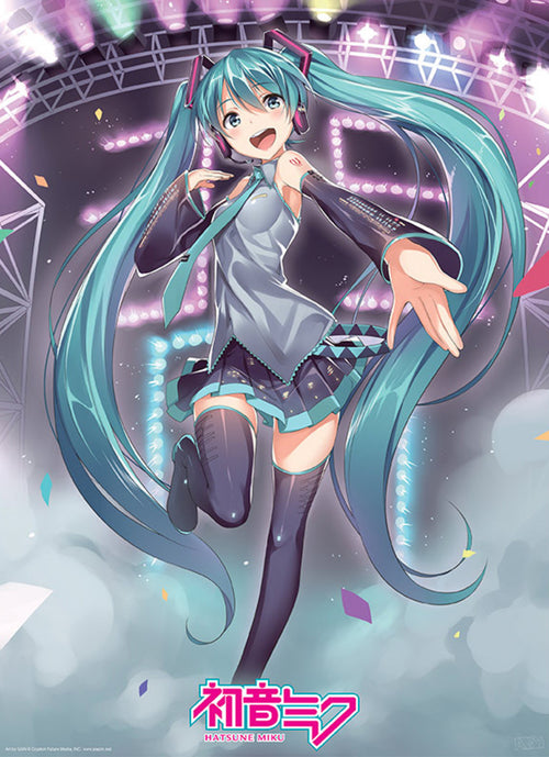 Abystyle ABYDCO717 Hatsune Miku Stage Poster 38x52cm | Yourdecoration.at
