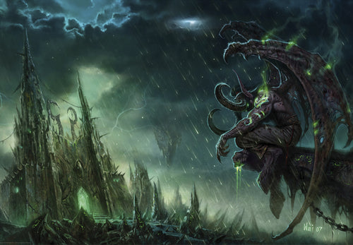 World Of Warcraft Illidan Stormrage Poster 91 5X61cm | Yourdecoration.de